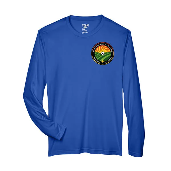 Team 365 Zone Performance Long Sleeve Shirts Wine Country Classic
