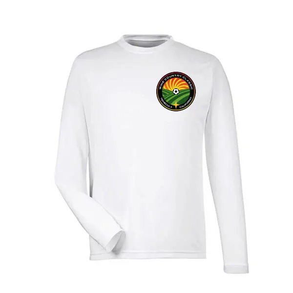 Team 365 Zone Performance Long Sleeve Shirts Wine Country Classic