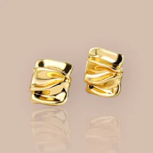 Texture Square Earrings