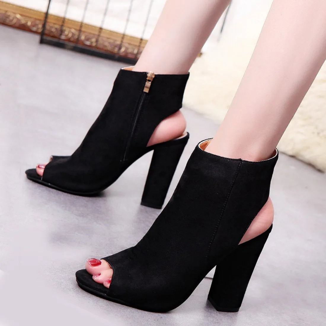 The Ankle Peep boots