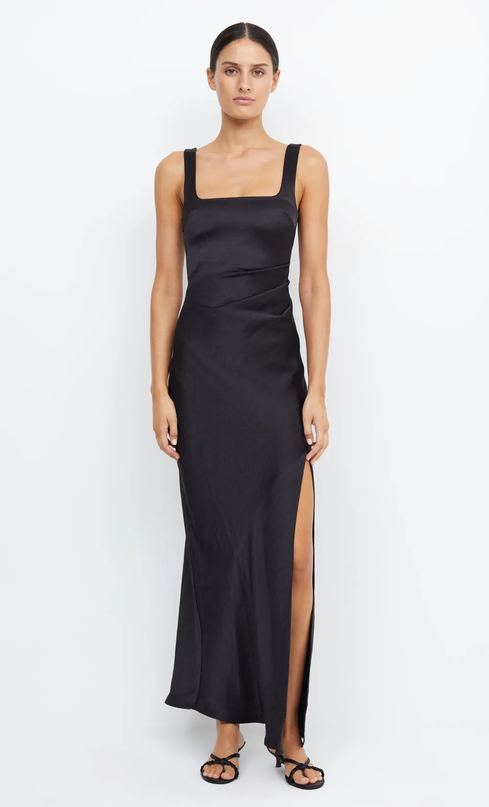 THE DREAMER SQUARE NECK DRESS - BLACK