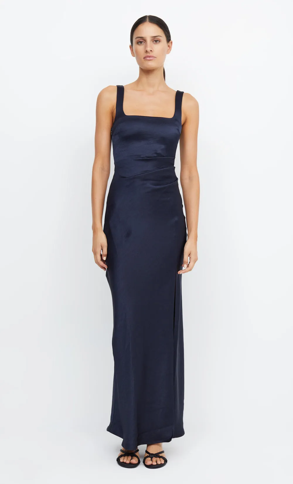 THE DREAMER SQUARE NECK DRESS - INK