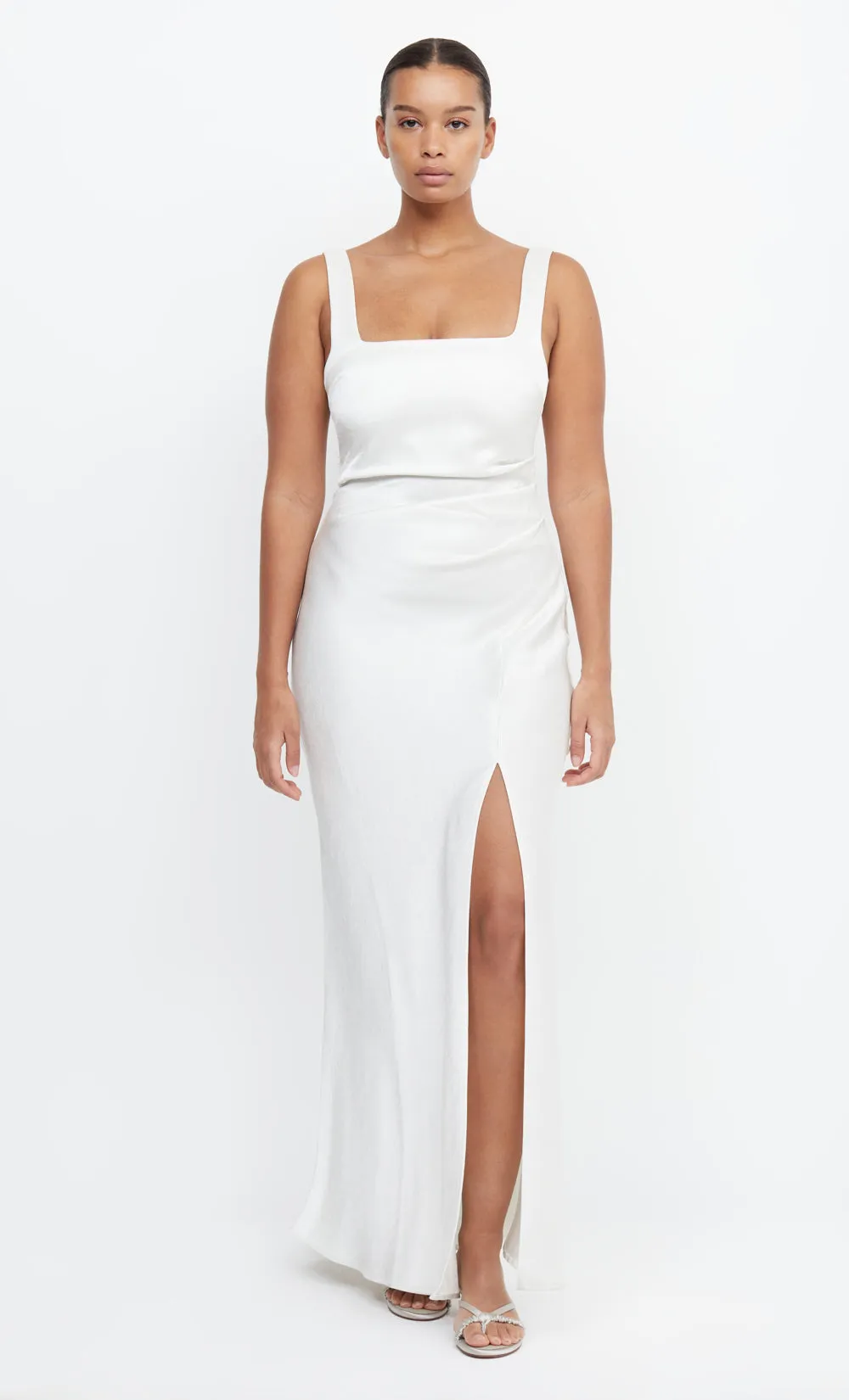 THE DREAMER SQUARE NECK DRESS - IVORY