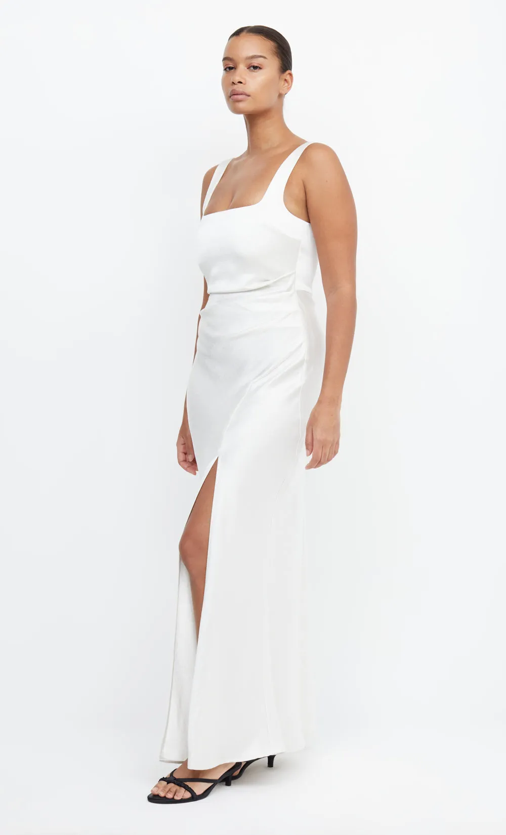 THE DREAMER SQUARE NECK DRESS - IVORY