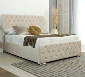 The Majestic Oxford Wingback Bed Frame