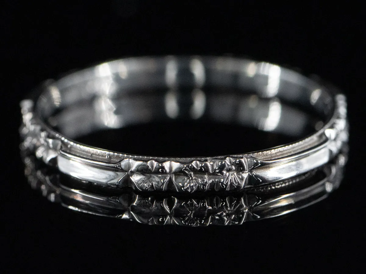 The Rosie Band in 14K White Gold