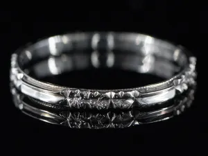 The Rosie Band in 18K White Gold
