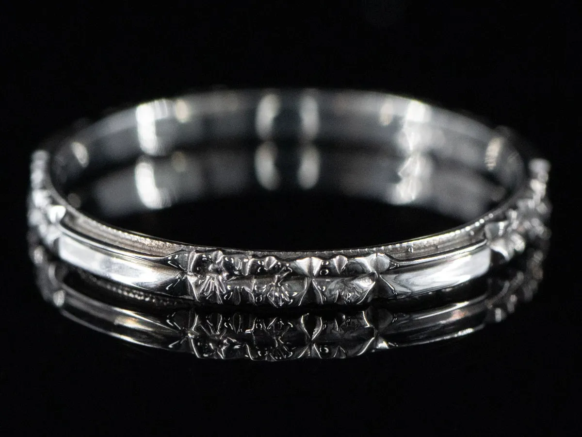 The Rosie Band in 18K White Gold