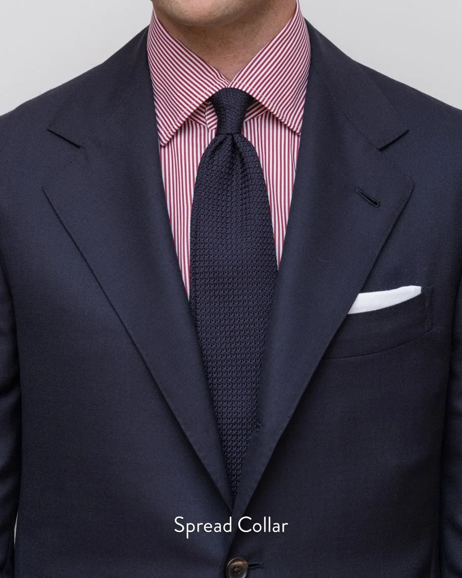 Thomas Mason Light Blue University Stripe Premium Oxford Cloth