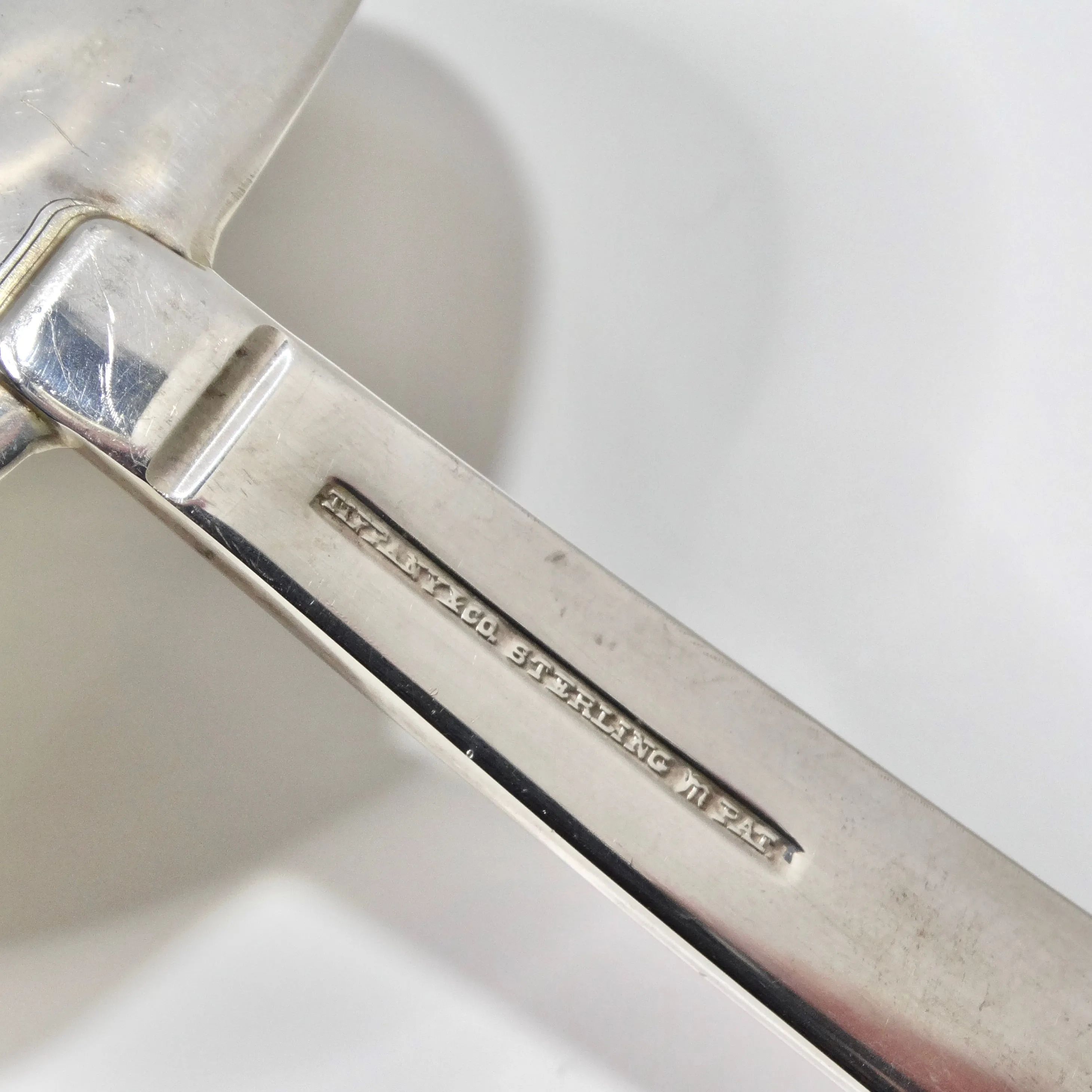 Tiffany & Co 1950s Silver Large Serving Spoon
