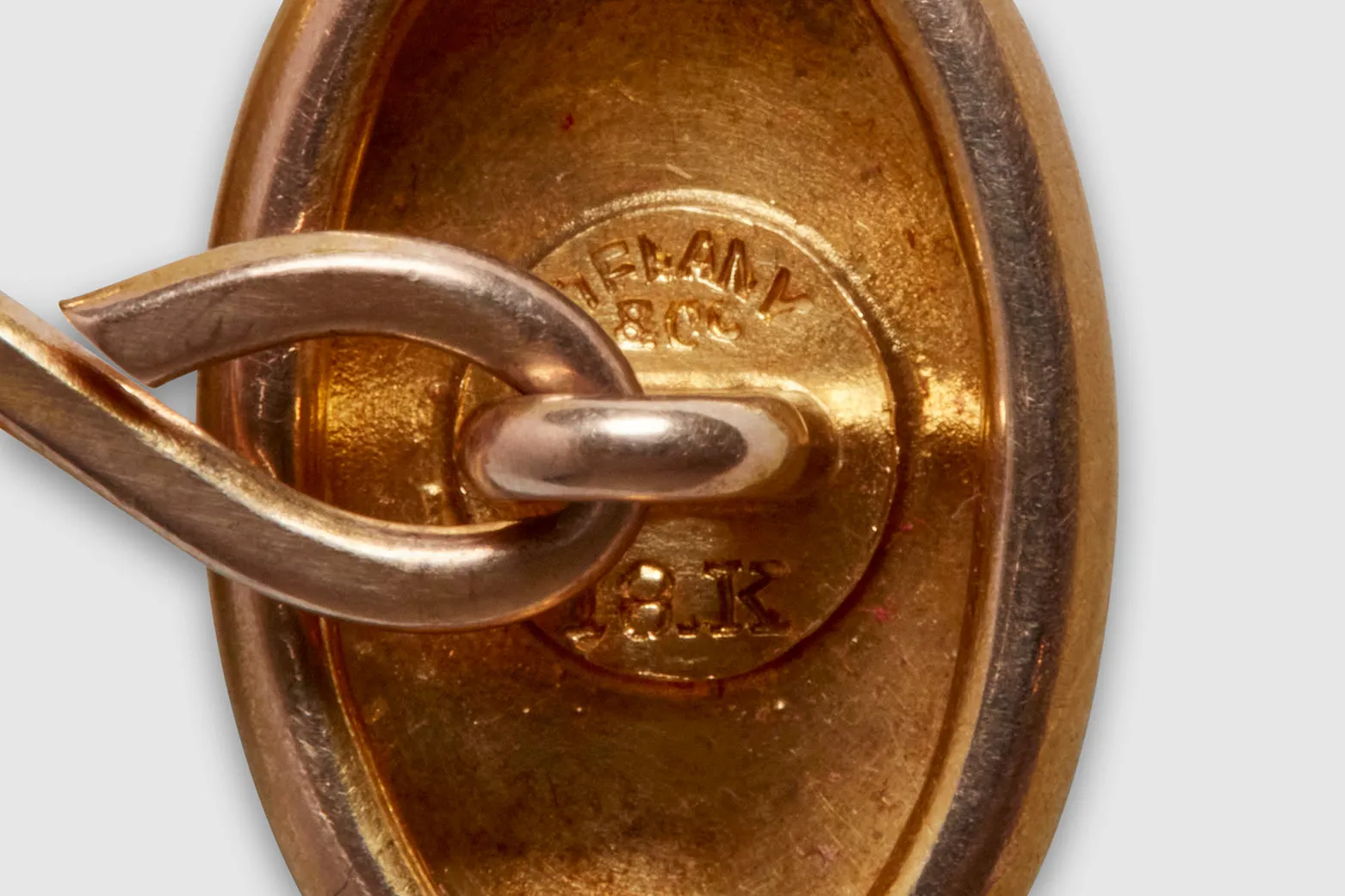 Tiffany Gold Domed Cufflinks