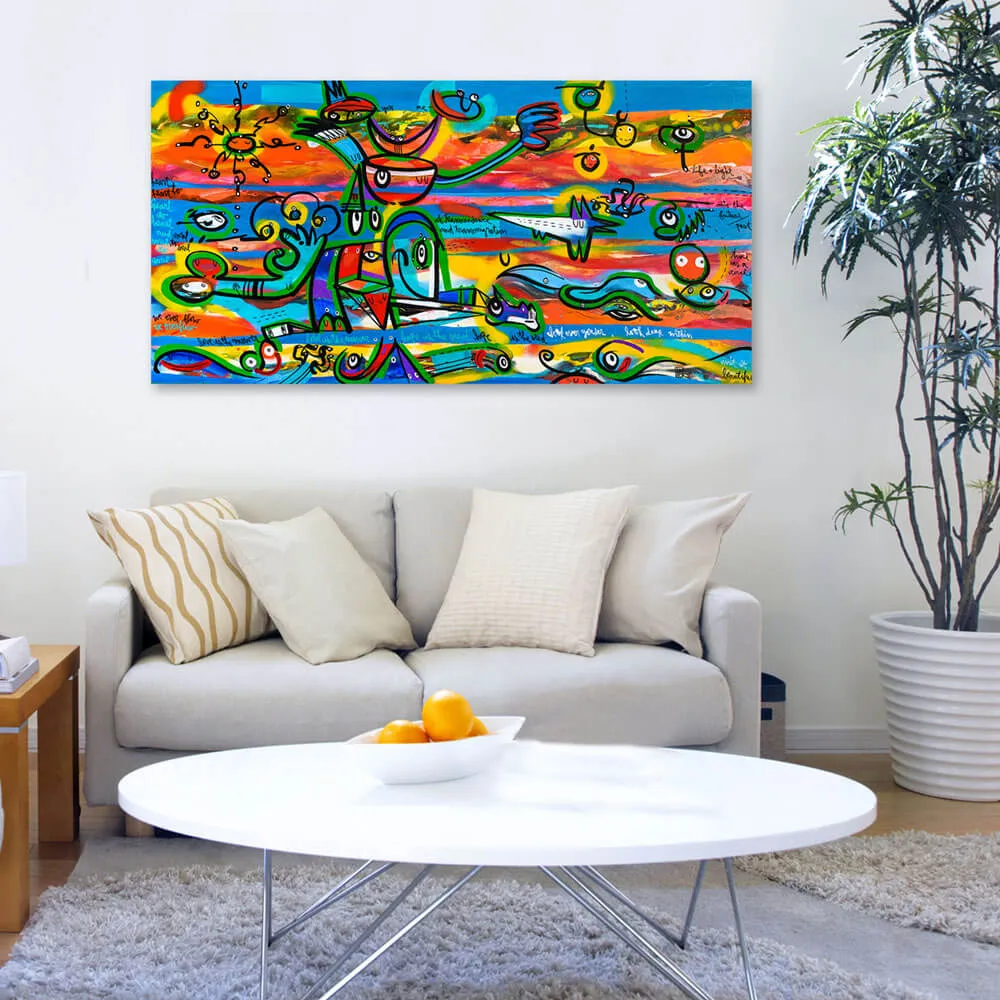 Time is a Circle - Published Art - Lebo Brushed Aluminum Artbond