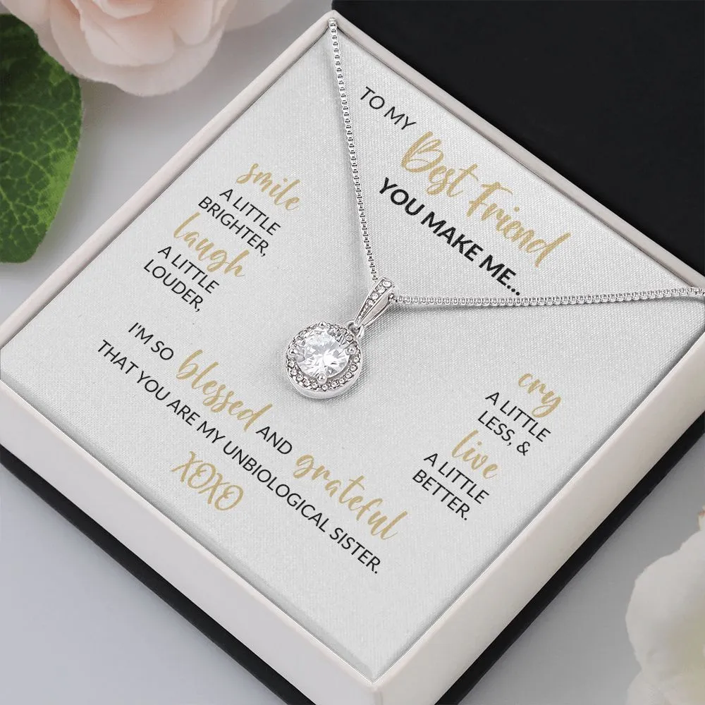 To My Best Friend | Blessed & Grateful | Eternal Hope Necklace