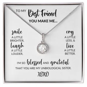 To My Best Friend | Blessed & Grateful | Eternal Hope Necklace