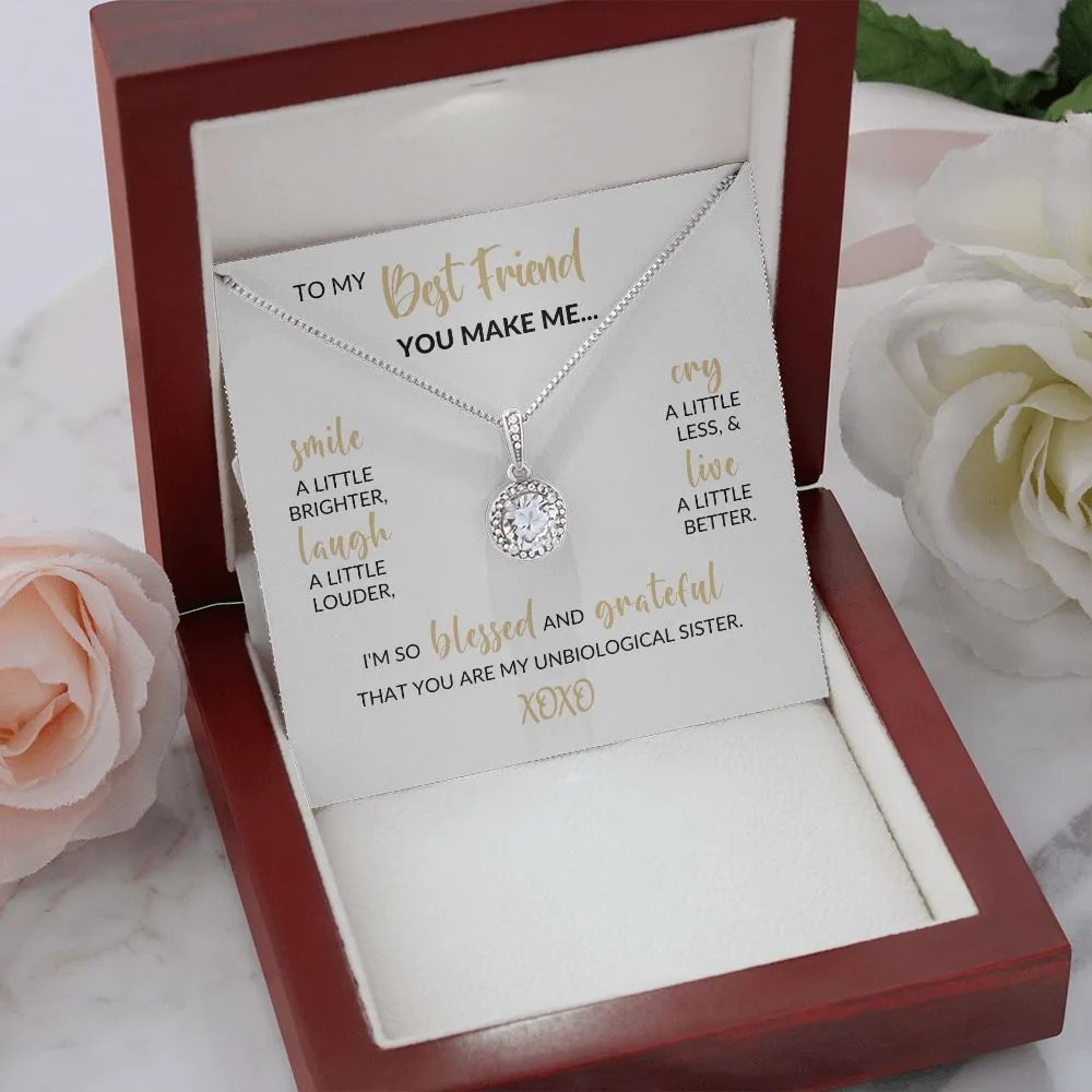 To My Best Friend | Blessed & Grateful | Eternal Hope Necklace
