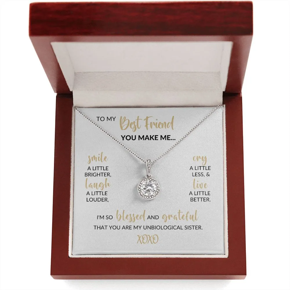 To My Best Friend | Blessed & Grateful | Eternal Hope Necklace