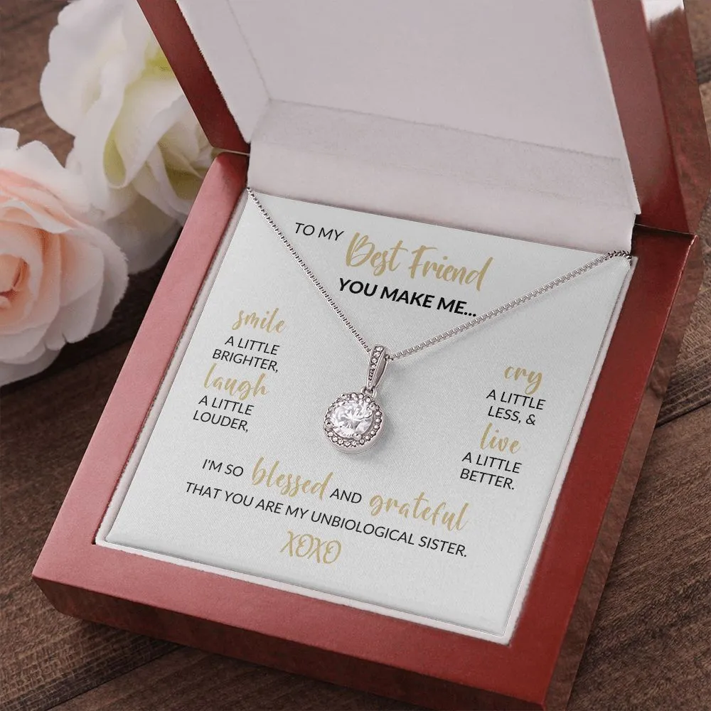 To My Best Friend | Blessed & Grateful | Eternal Hope Necklace
