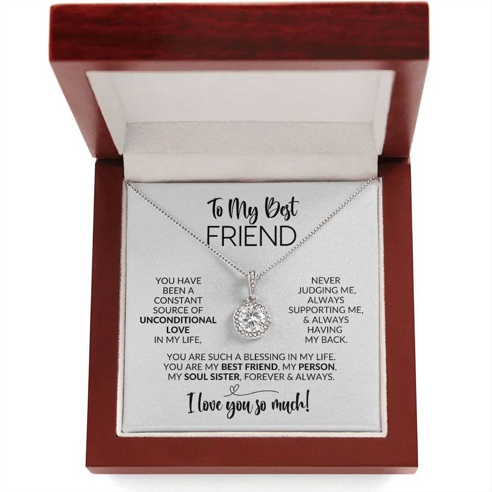 To My Best Friend | Constant Source of Unconditional Love | Eternal Hope Necklace