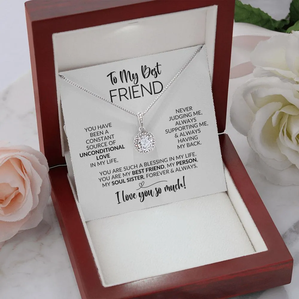 To My Best Friend | Constant Source of Unconditional Love | Eternal Hope Necklace
