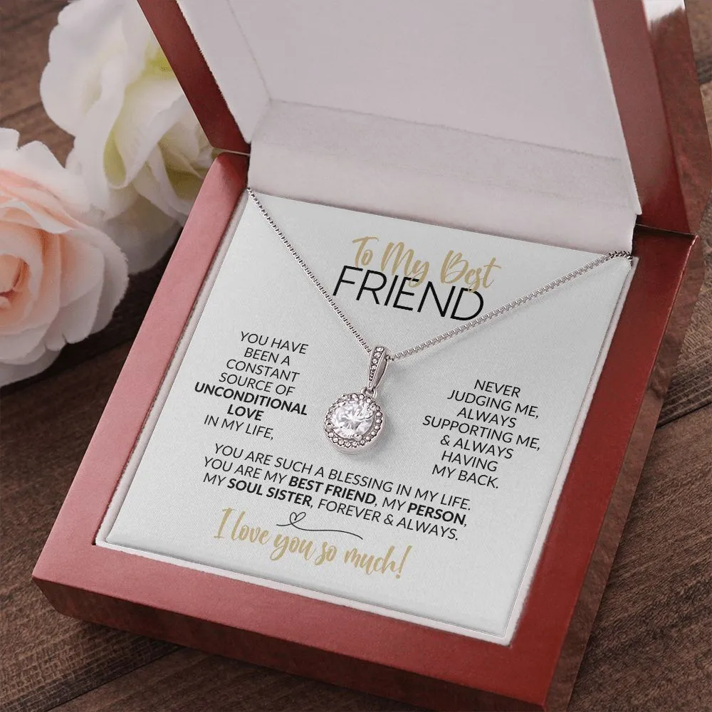 To My Best Friend | Constant Source of Unconditional Love | Eternal Hope Necklace