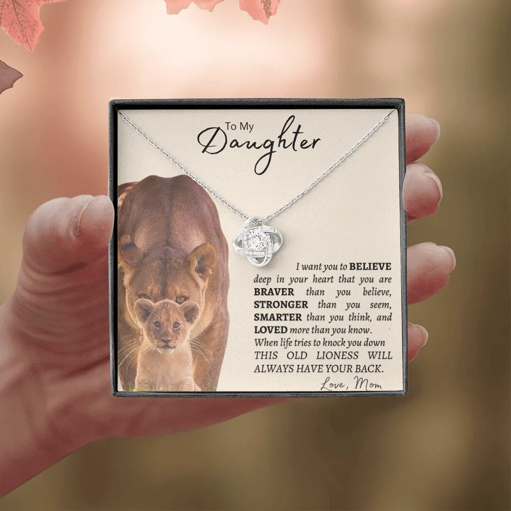 To my Daughter | LOVE KNOT NECKLACE 💓