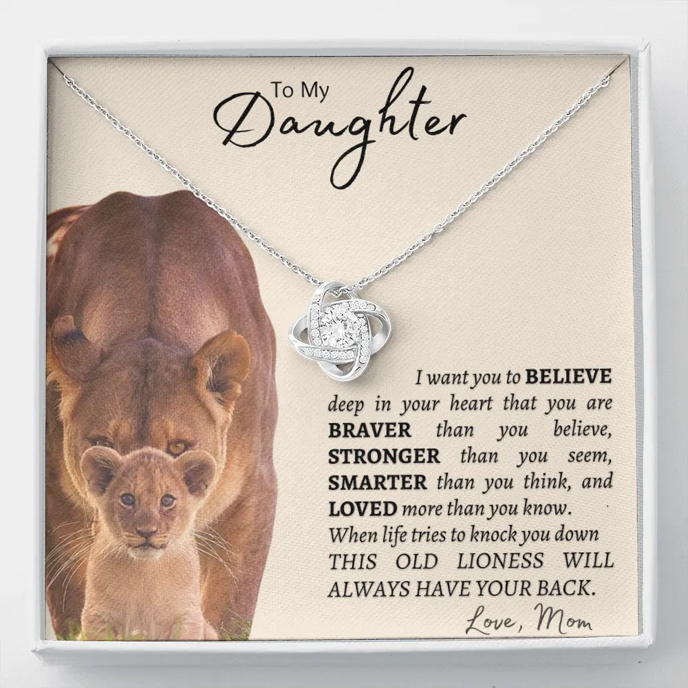 To my Daughter | LOVE KNOT NECKLACE 💓