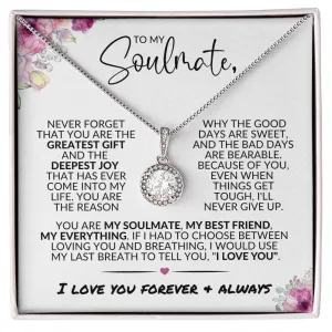 To My Soulmate | Greatest Gift | Eternal Hope Necklace