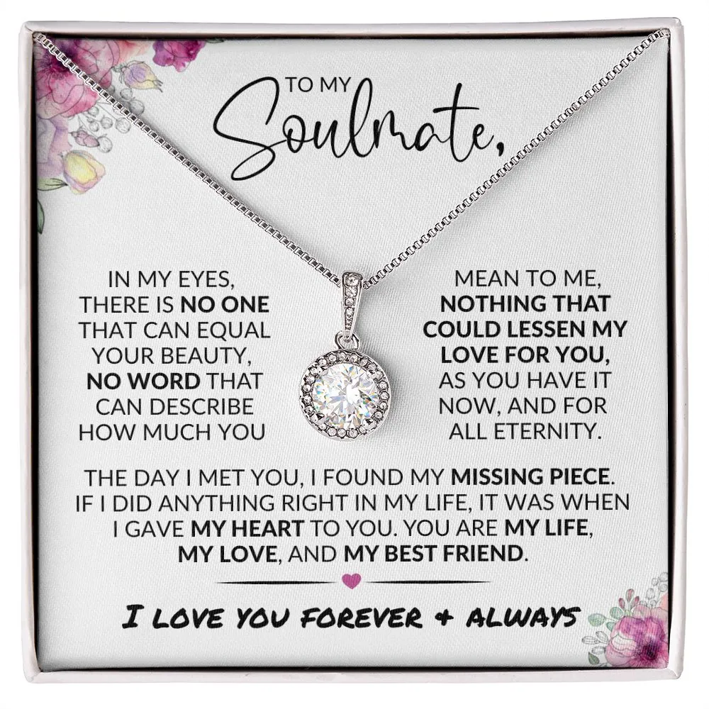 To My Soulmate | In My Eyes | Eternal Hope Necklace