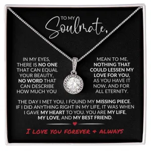 To My Soulmate | In My Eyes | Eternal Hope Necklace