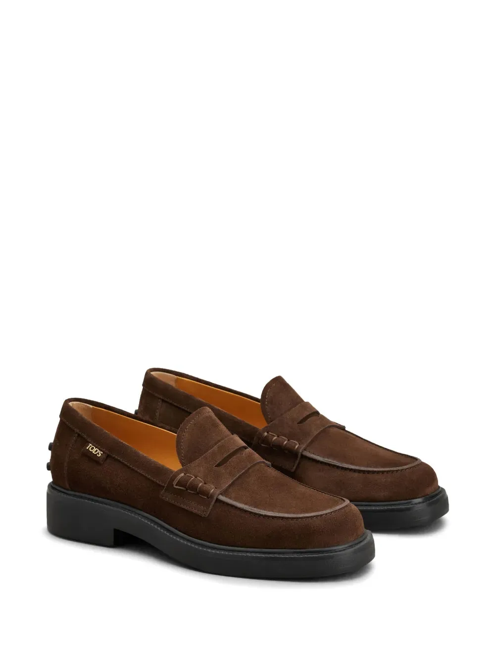 Tod's penny-slot suede loafers