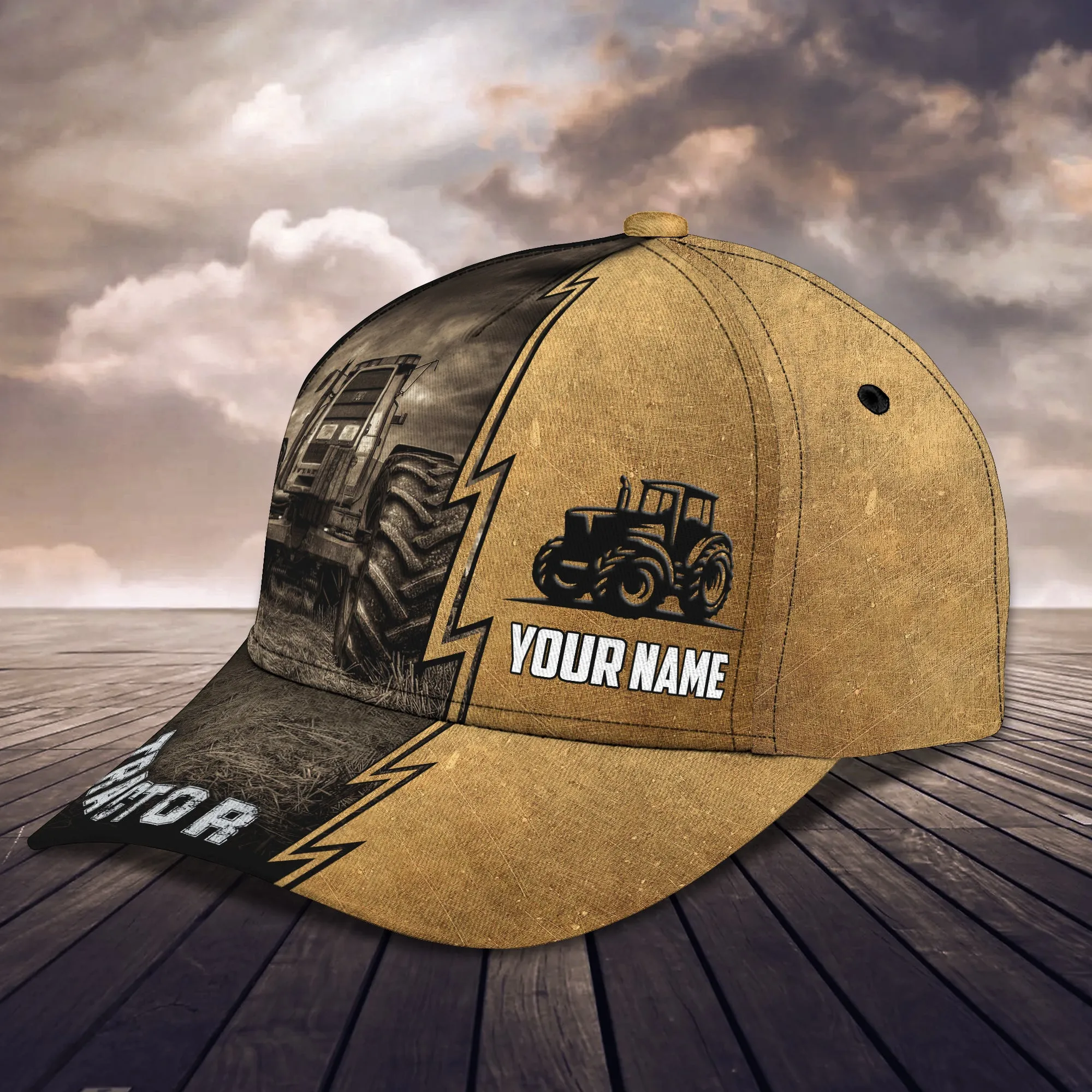 TRACTOR2 - Personalized Name Cap - BY97