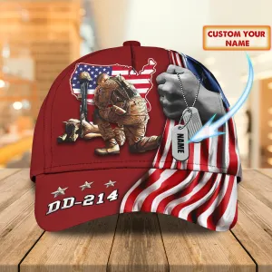 Veteran - DD214 - Personalized Name Cap 14 - Nvc97