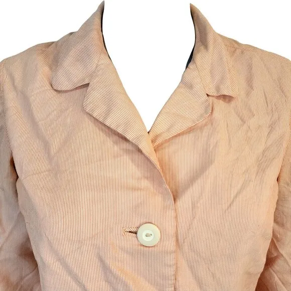 Vintage 60s Suit Set Women 8 Medium Blazer Jacket Skirt Straight Pants Spring M