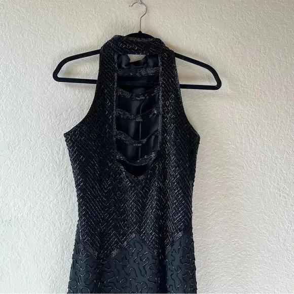 Vintage 90s beaded formal elegant goth romantic grunge witchy fairy dark vampire