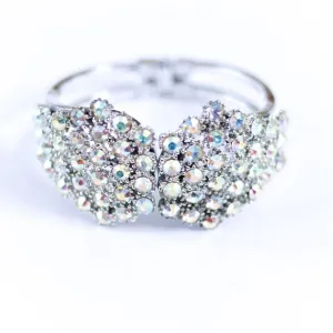 Vintage Aurora Borealis Clamper Bracelet