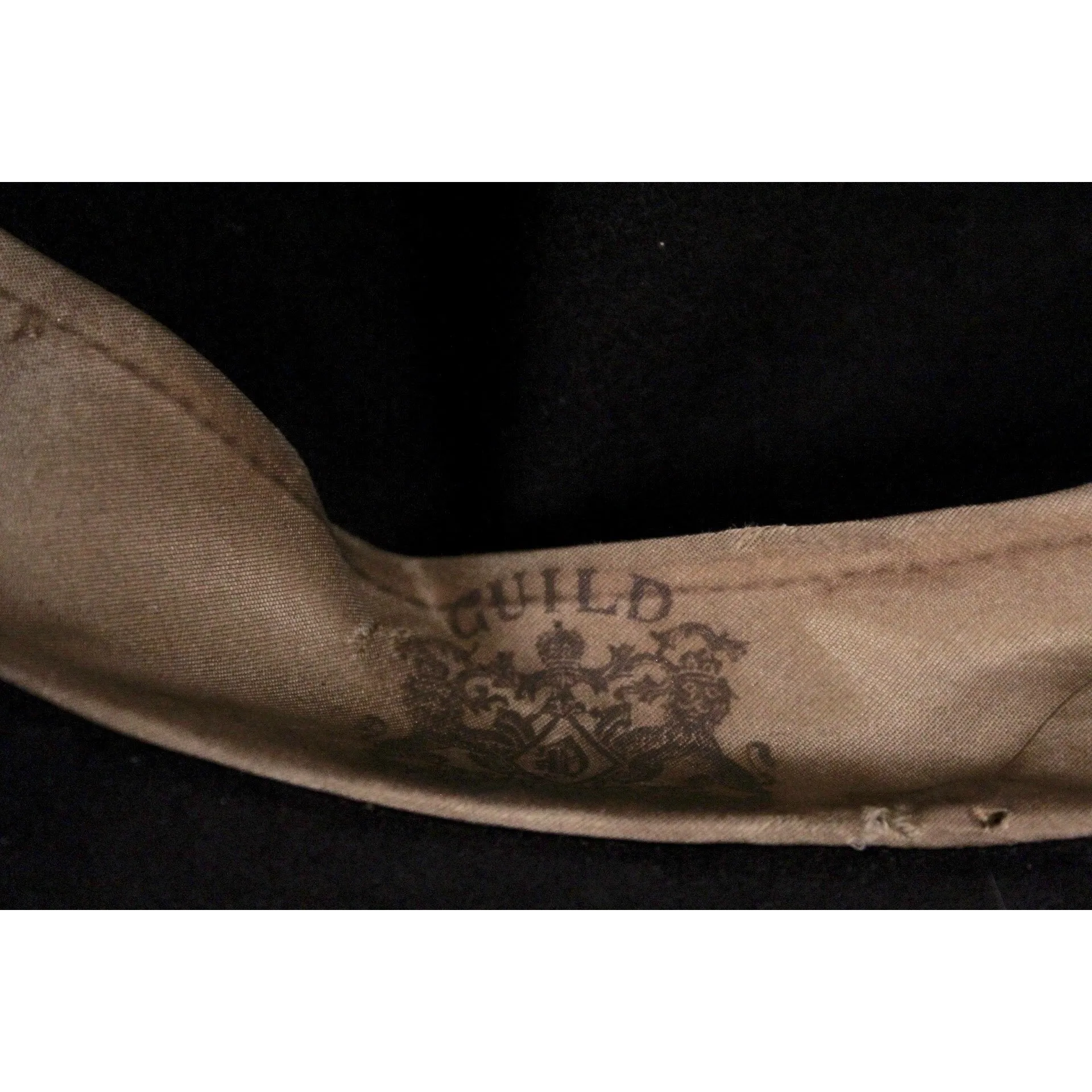 Vintage Dobbs Fedora Deep Brown Womens 1940s Casablanca 7 1/4