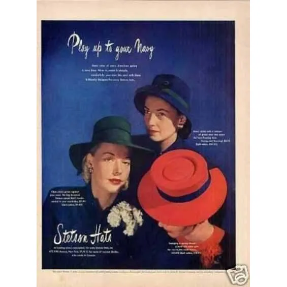 Vintage Dobbs Fedora Deep Brown Womens 1940s Casablanca 7 1/4