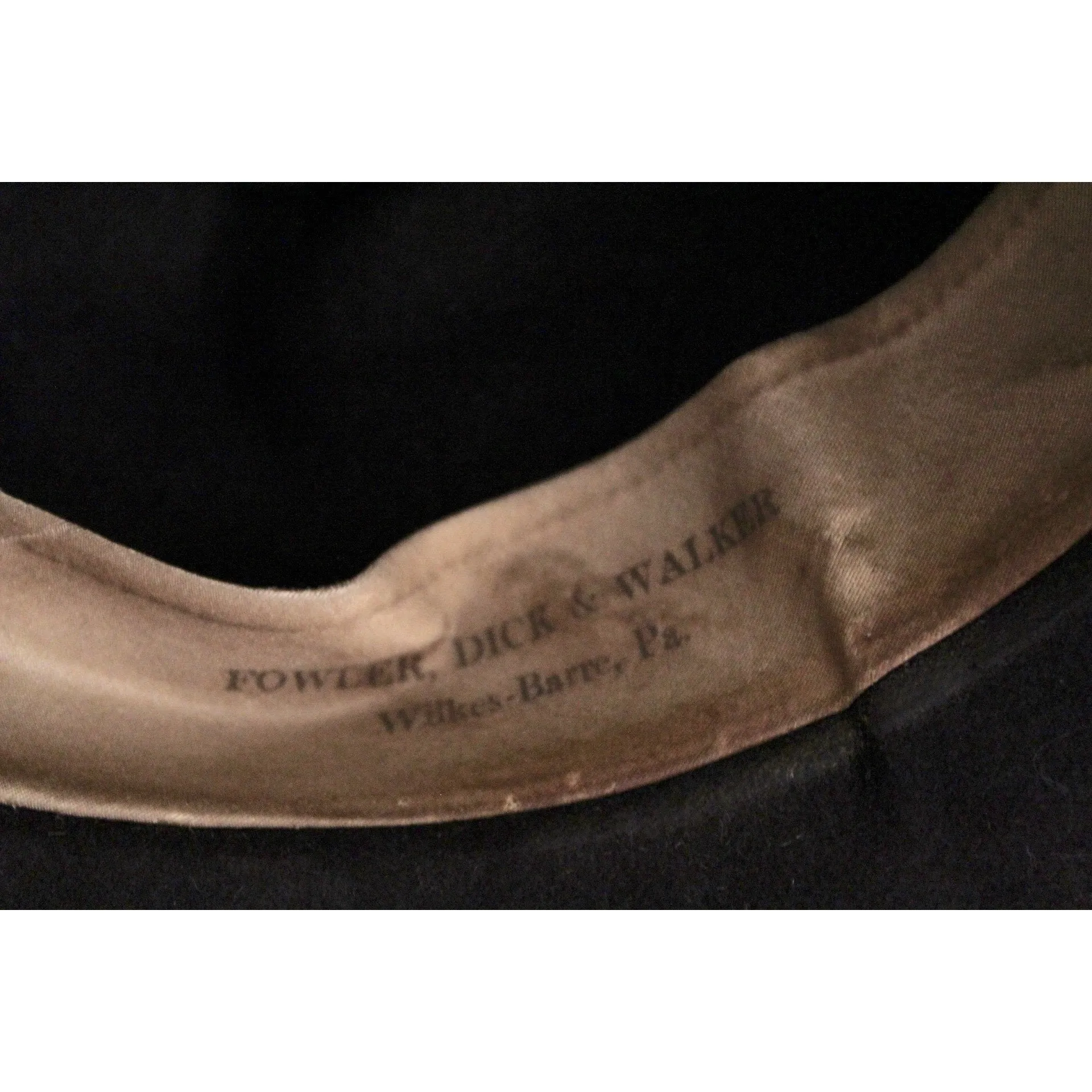 Vintage Dobbs Fedora Deep Brown Womens 1940s Casablanca 7 1/4