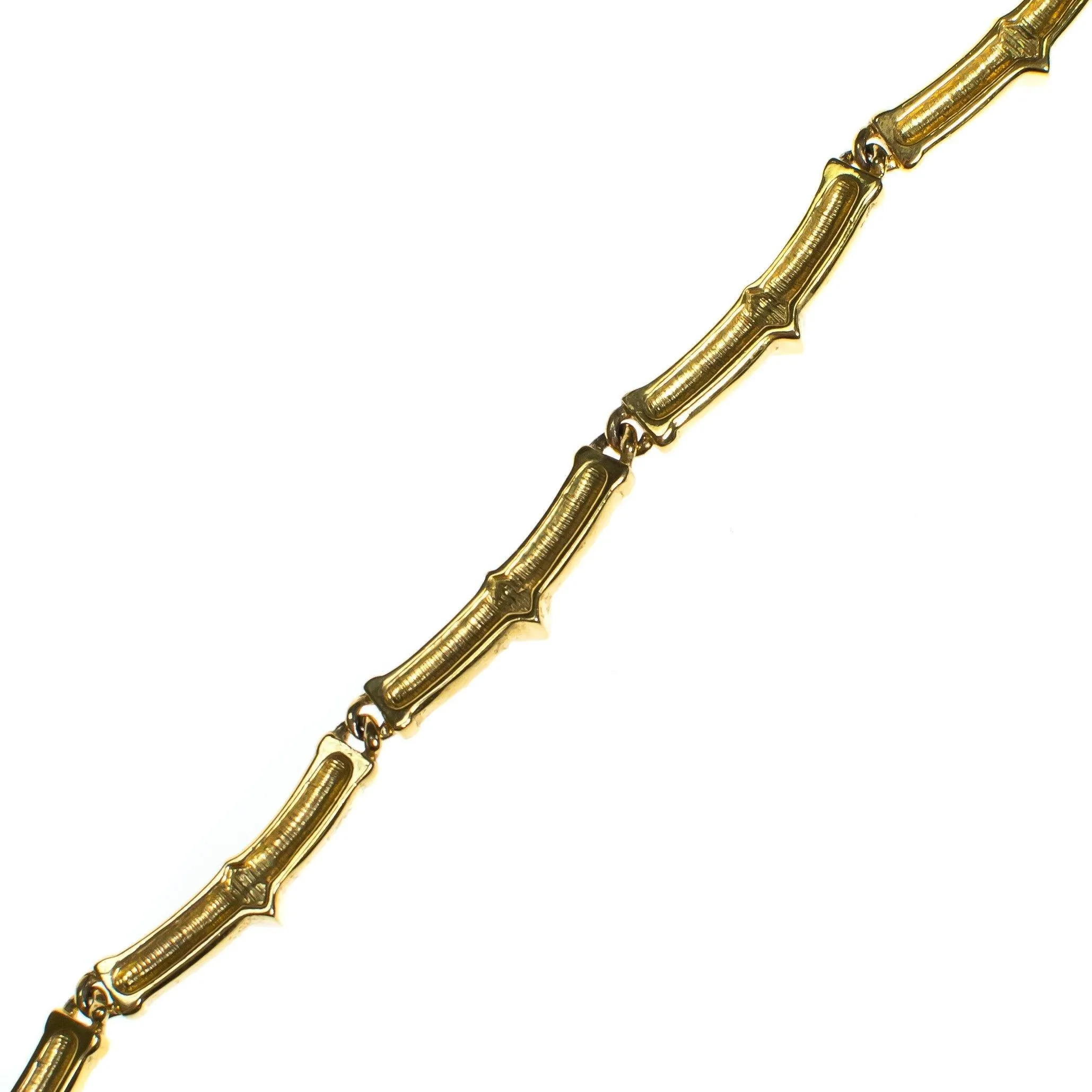 Vintage Napier Necklace, Diamante Crystals, Jet Black Rhinestones, Gold Tone Setting. Lobster Claw Clasp