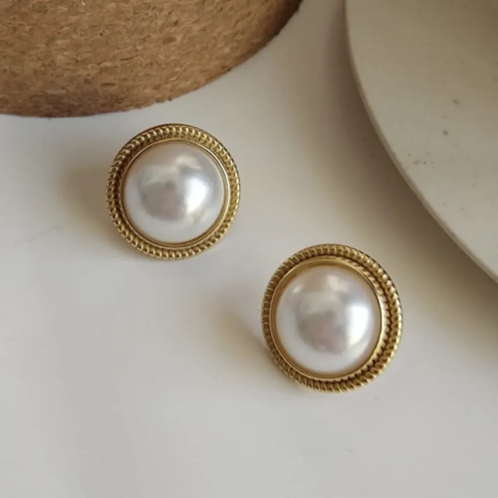 Vintage Pearl Earrings