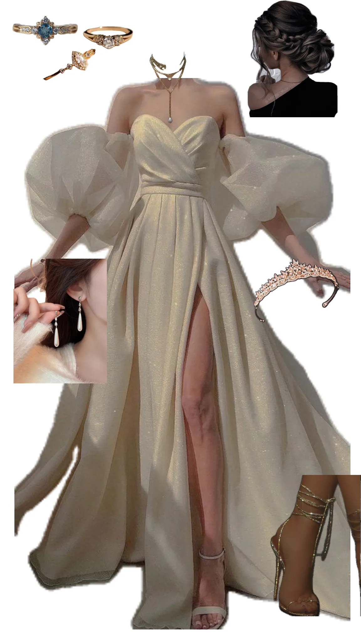 Vintage Tulle shinny Prom Evening Dress       fg2986