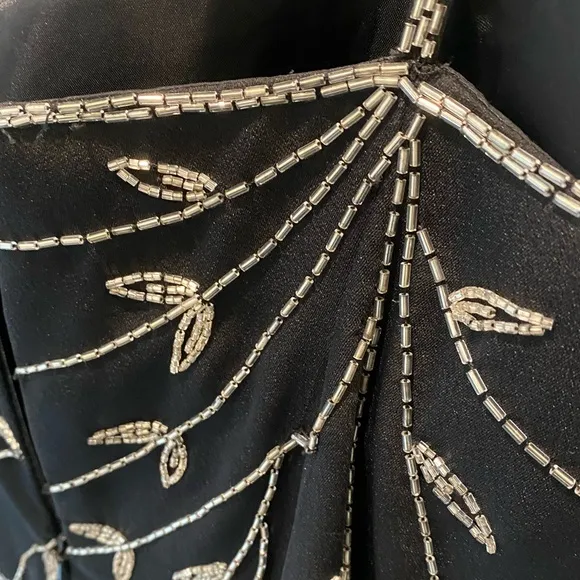 Vintage Y2K Tiffany Designs Formal Beaded Pr Dress
