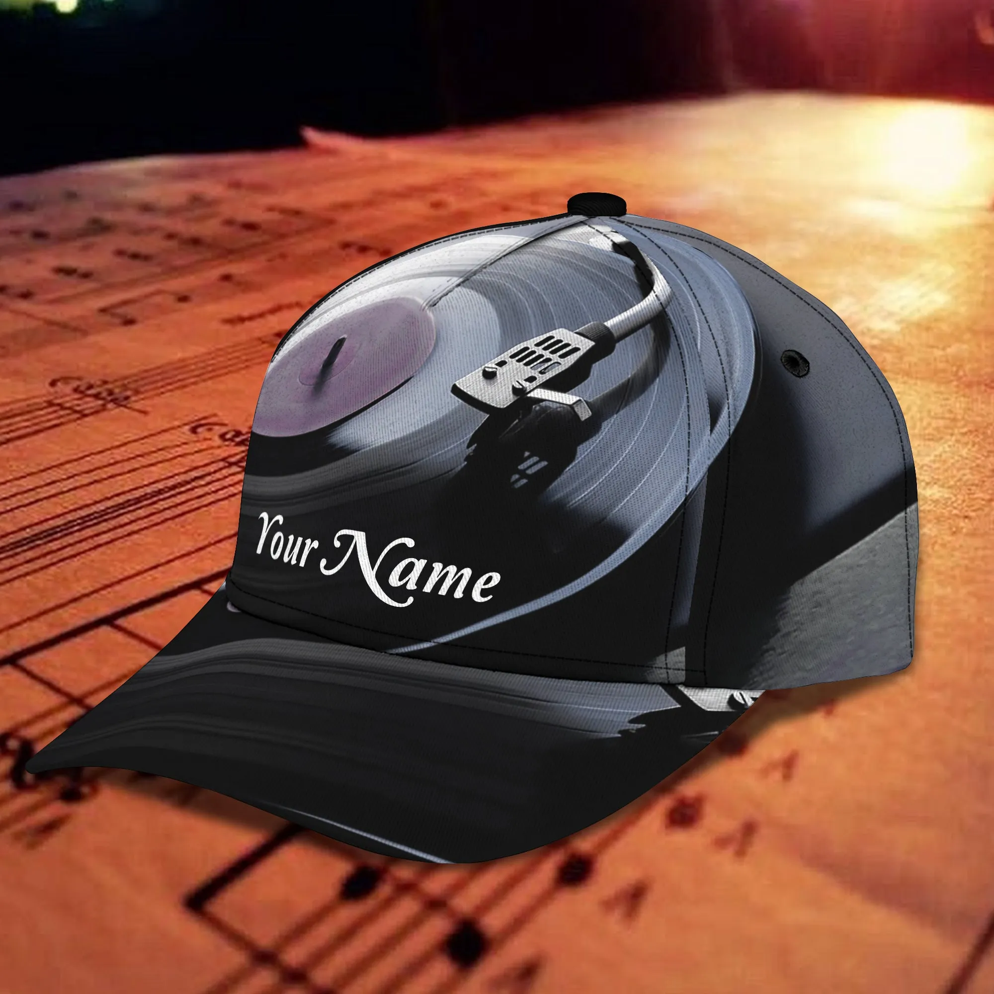Vinyl Record - Personalized Classic Cap - QB95
