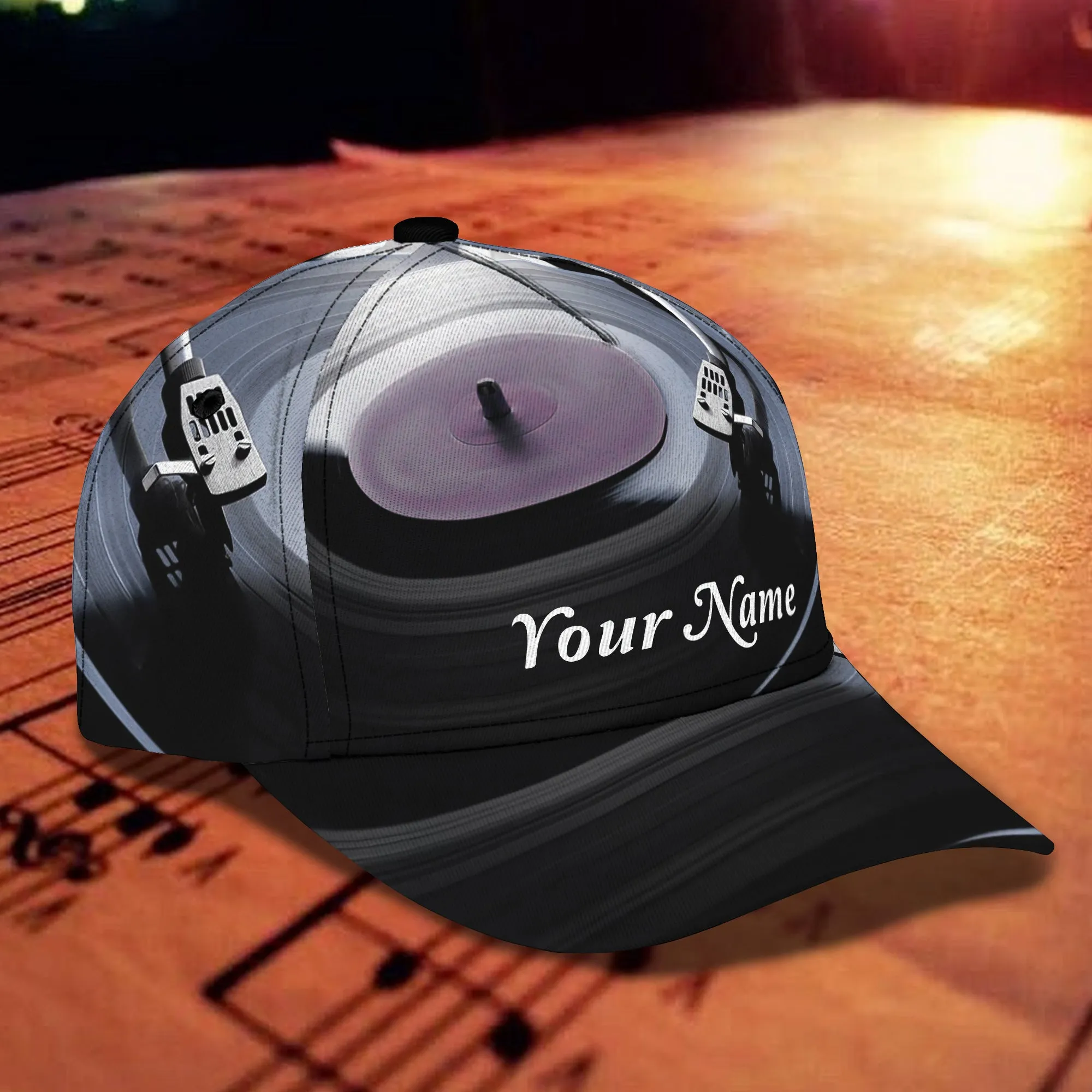 Vinyl Record - Personalized Classic Cap - QB95