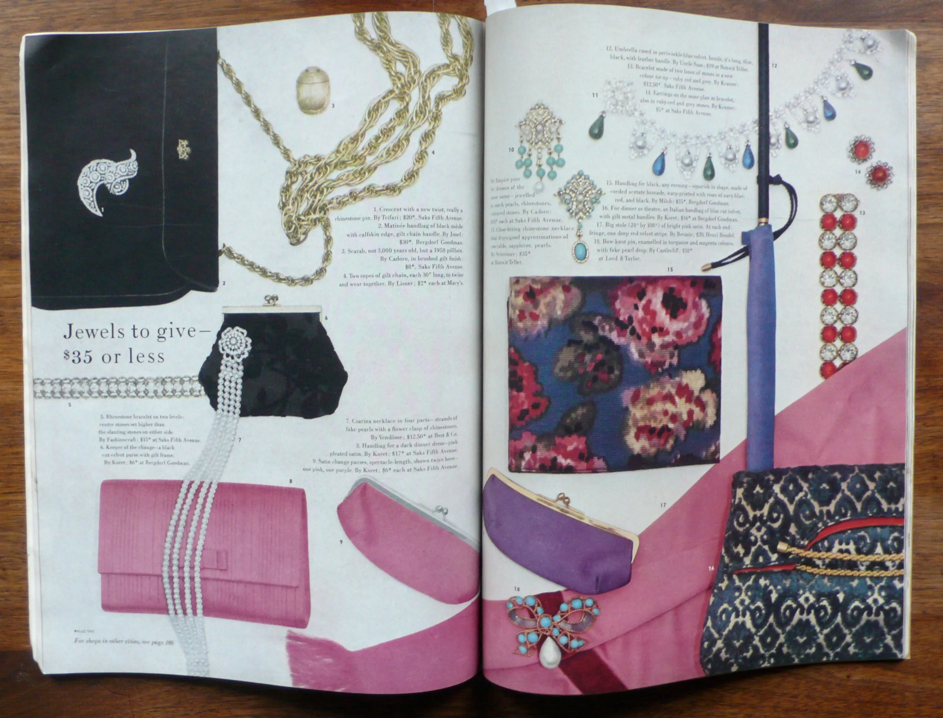 Vogue magazine November 15, 1958