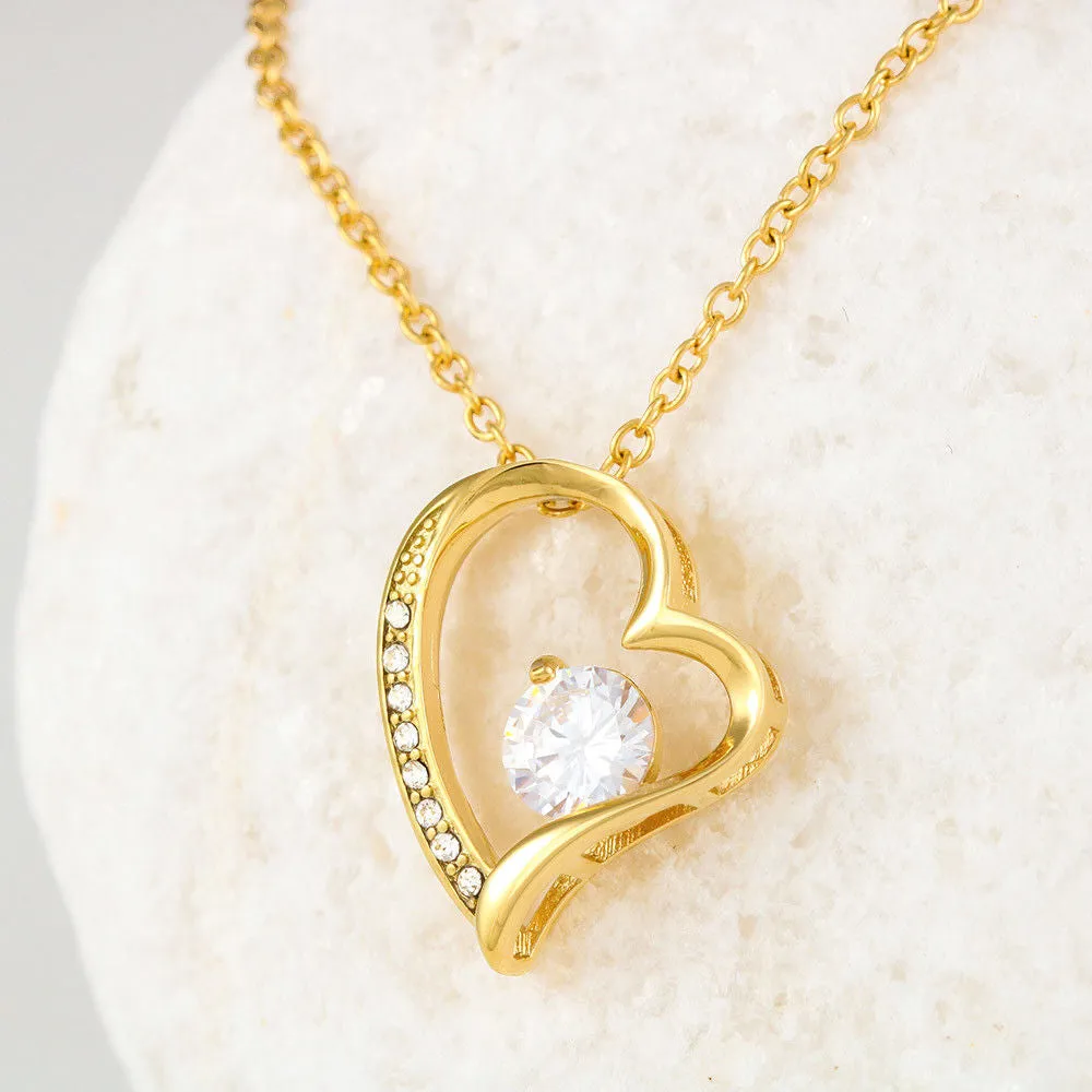 Wife Necklace Gift, Anniversary Gift From Husband, Birthday Gift For Wife
