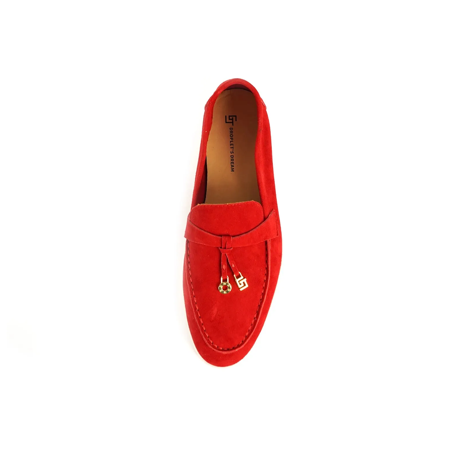 Women Loafers Sheepskin Suede Summer Walk Shoes Women Spring Autumn Fashion Casual Metal Decor Flat Shoes Slip On Cozy Flats