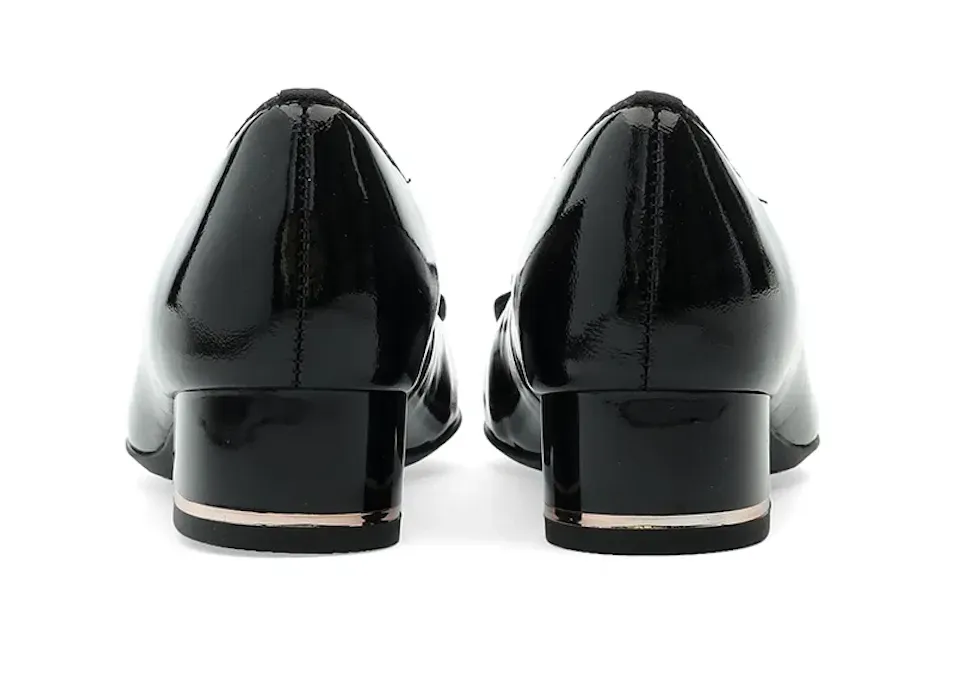 WOMEN'S ARA BLOCK HEEL PUMP | BLACK