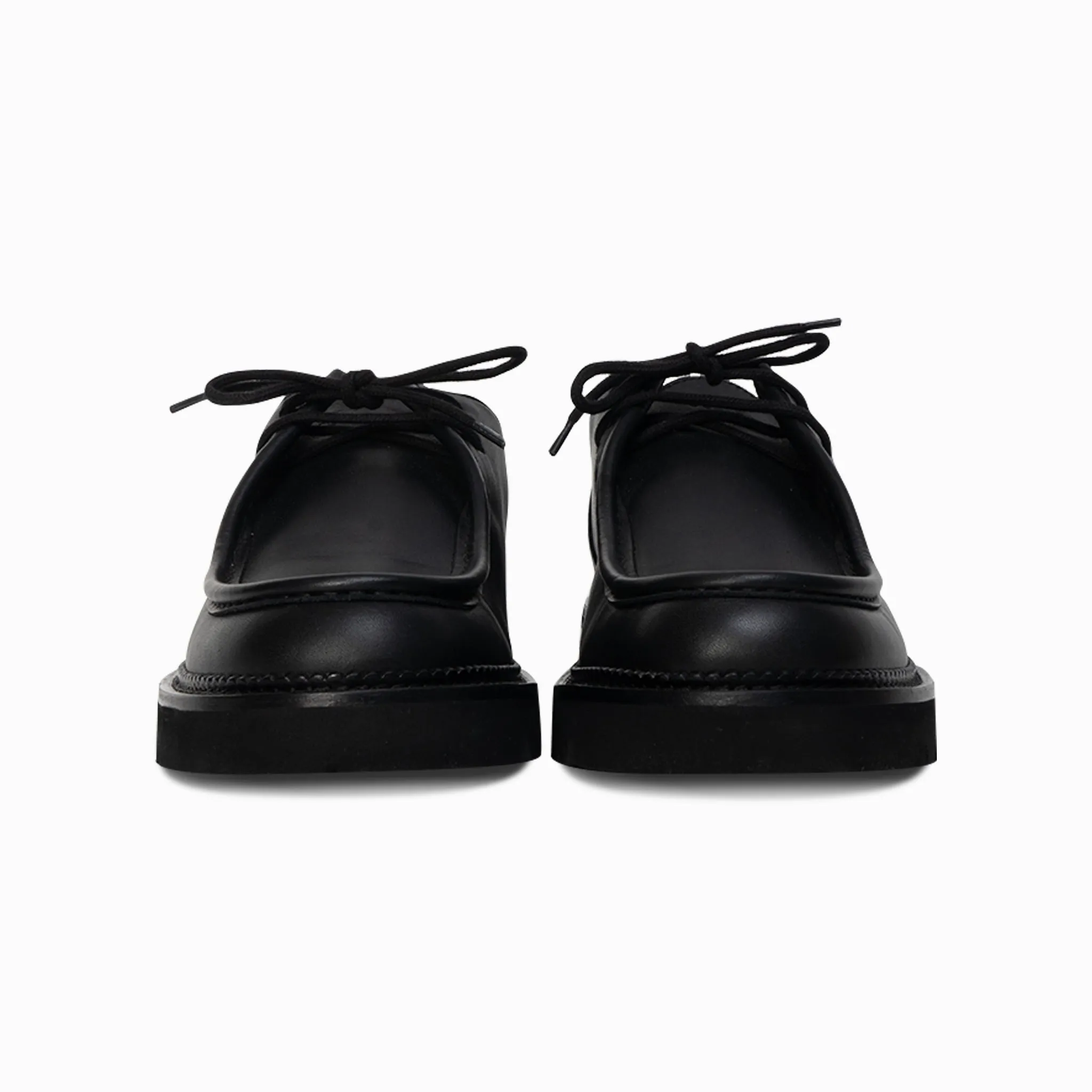Women's Moc-Toe Derby - Nero