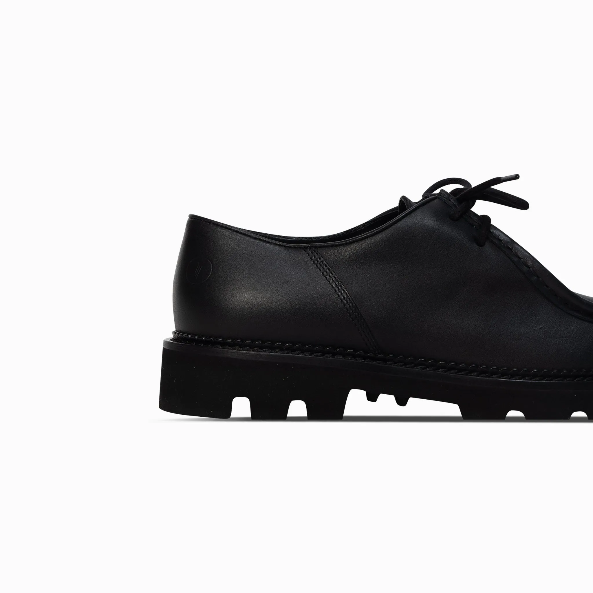 Women's Moc-Toe Derby - Nero